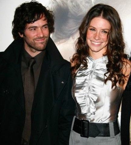 Murray Hone with his ex-wife Evangeline Lilly